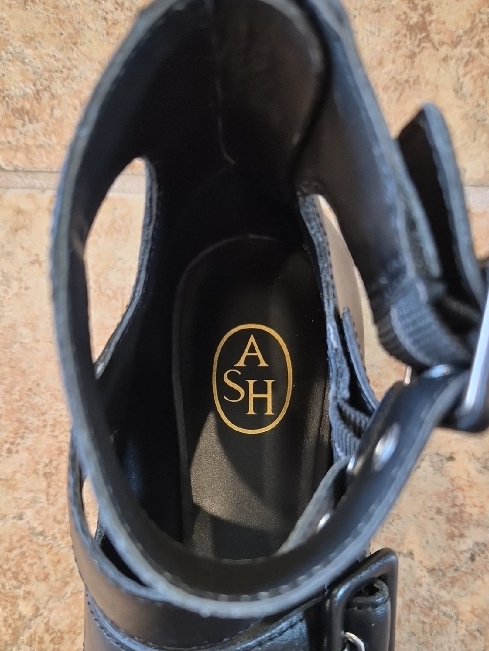 Ash Black Leather Flats. Made In Italy. - Picture 7 of 11
